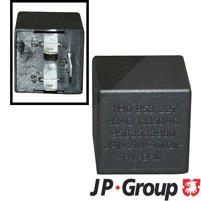 Jp Group Warnblinkrelais [Hersteller-Nr. 8199200400] für VW, Porsche, Saab, Hyundai, Audi, BMW, Mercedes-Benz, Nissan, Ford, Fiat, Opel, Lancia, Seat von JP GROUP