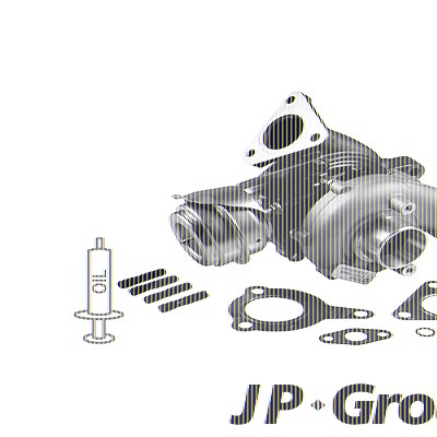 Jp Group Lader, Aufladung [Hersteller-Nr. 1117404000] für Audi von JP GROUP