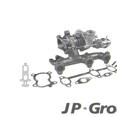 Jp Group Lader, Aufladung [Hersteller-Nr. 1117404300] für Audi, Skoda, Seat, VW von JP GROUP