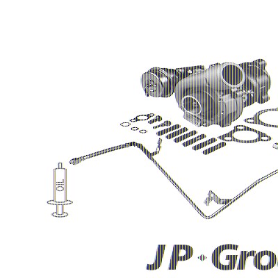 Jp Group Lader, Aufladung [Hersteller-Nr. 1117801810] für Audi, VW von JP GROUP