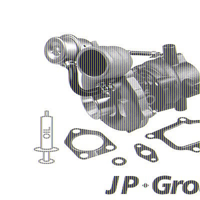 Jp Group Lader, Aufladung [Hersteller-Nr. 3617400100] für Kia von JP GROUP