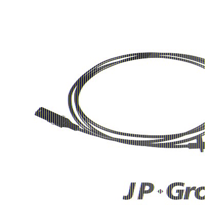 Jp Group Sensor, Raddrehzahl [Hersteller-Nr. 1397106680] für Mercedes-Benz, VW von JP GROUP