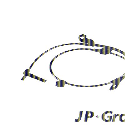 Jp Group Sensor, Raddrehzahl [Hersteller-Nr. 3997104480] für Citroën, Mitsubishi, Peugeot von JP GROUP