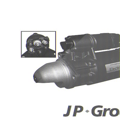 Jp Group Starter [Hersteller-Nr. 1490300100] für BMW, Land Rover, Opel von JP GROUP