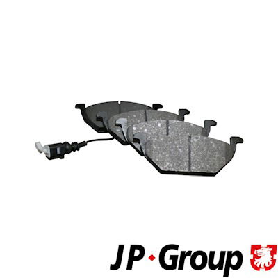 Bremsbelagsatz, Scheibenbremse Vorderachse JP group 1163601010 von JP group