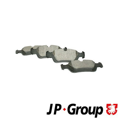 Bremsbelagsatz, Scheibenbremse Vorderachse JP group 1463600610 von JP group