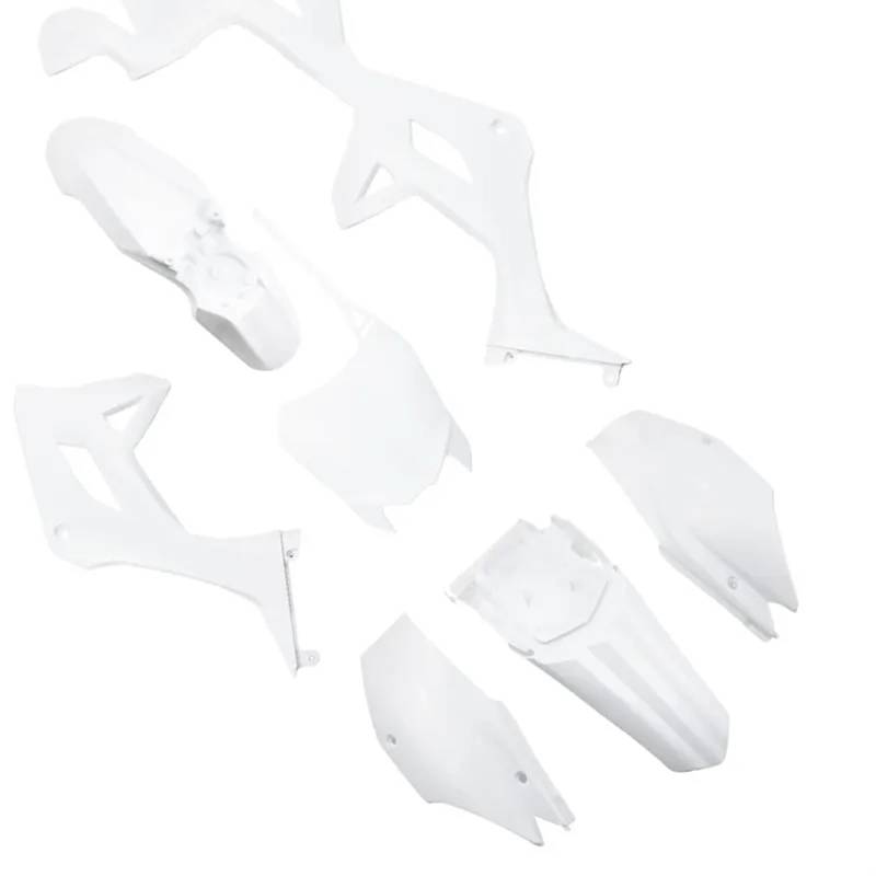 JPLZOM CRF110 Motorradzubehör Kunststoffverkleidung Body Kit CRF 110 2022 Motocross-Schutzteile Motorradverkleidungs-Kits(White) von JPLZOM