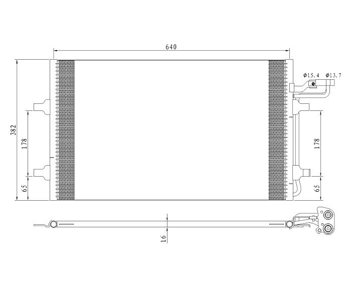 Kondensator, Klimaanlage JPN 60C9149-JPN von JPN