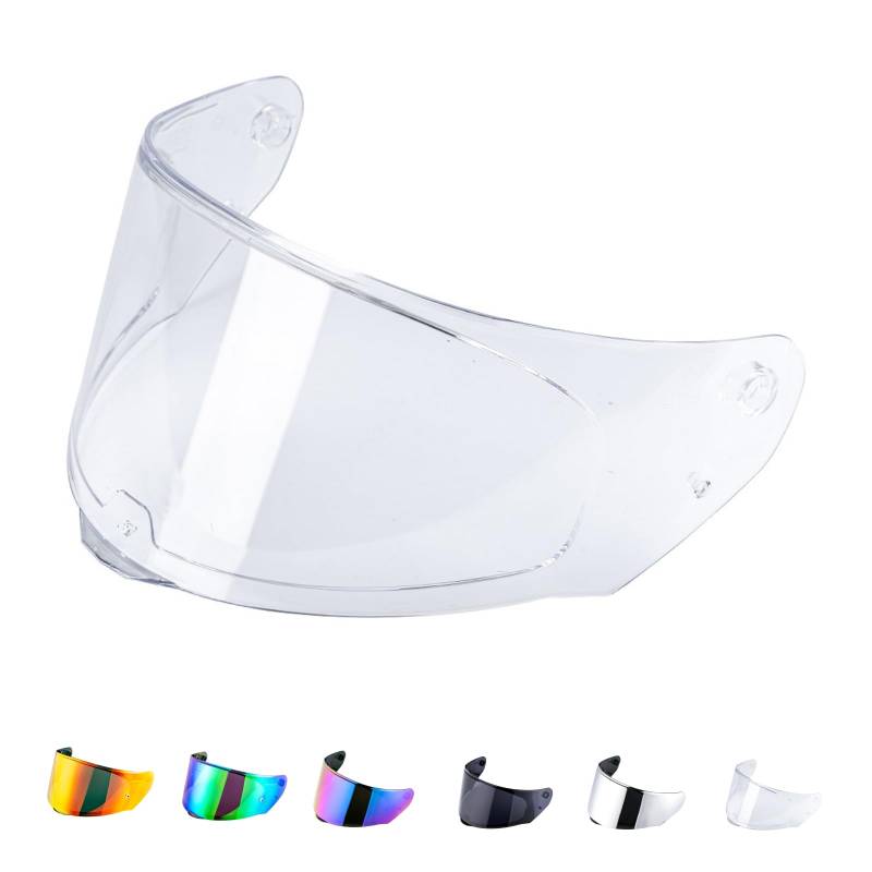 Helmvisier,Motorradhelm Visier für FF800/FF353/FF328,Motorrad Windschutz Helm Objektiv Visier Vollgesichts,Helmvisiere Zubehör Ersatz(Transparent) von JQF Gear