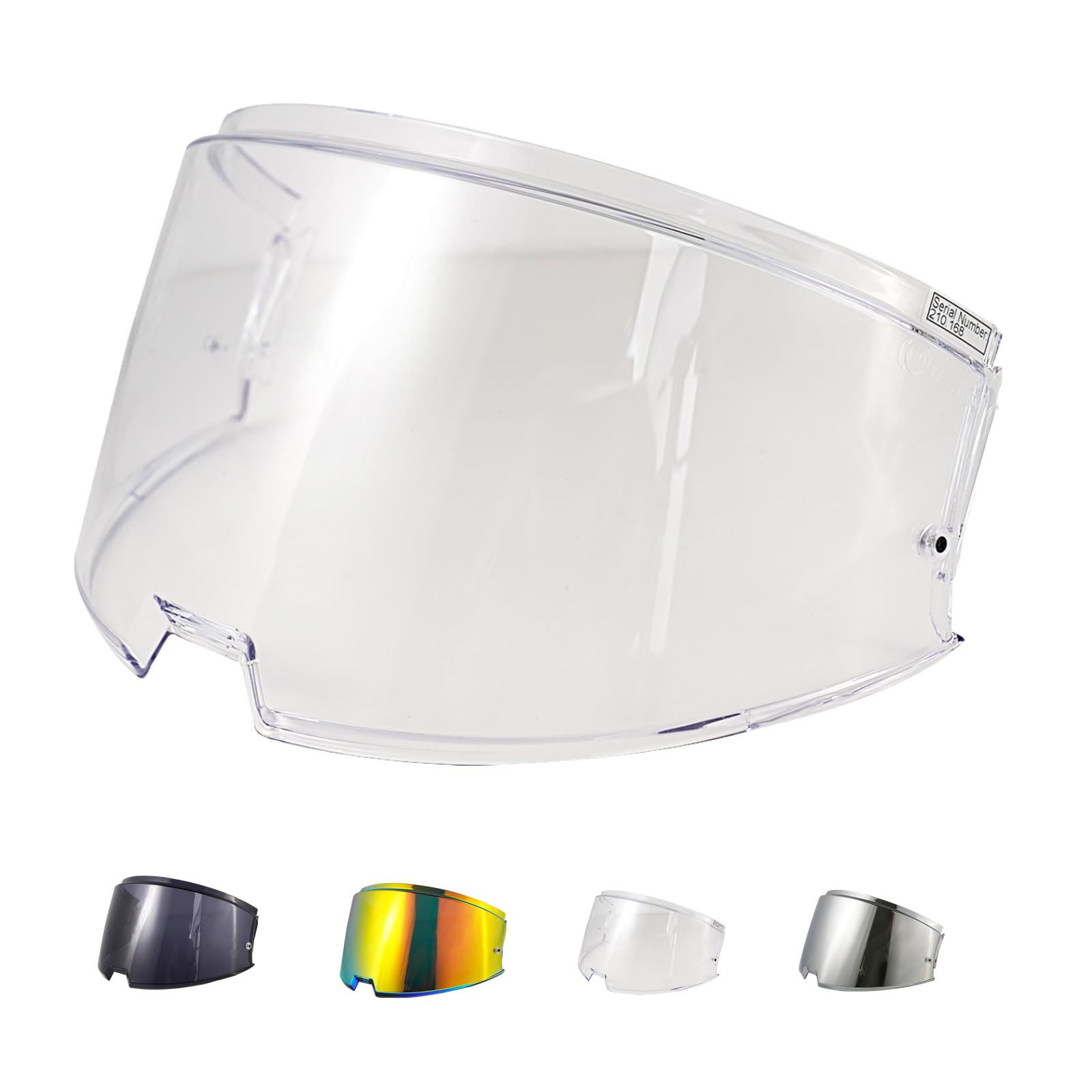 Helmvisier für FF906 Advant Flip Up Helmet,Motorradhelm Visier,Motorrad Windschutz Helm Objektiv Visier,Ersatz Helmvisier Helm Zubehör (Klar) von JQF Gear