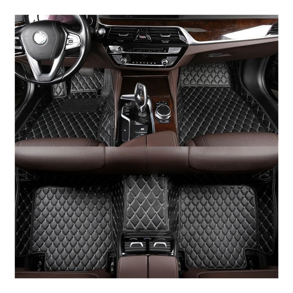 Allwetter fußmatten Auto Für 6er-Serie Für E63 2-Türer 2003-2010 Custom Car Floor Mat Interior Zubehör Teppich Kofferraummatte Auto Matte Set Automatten-Set von JQIWN