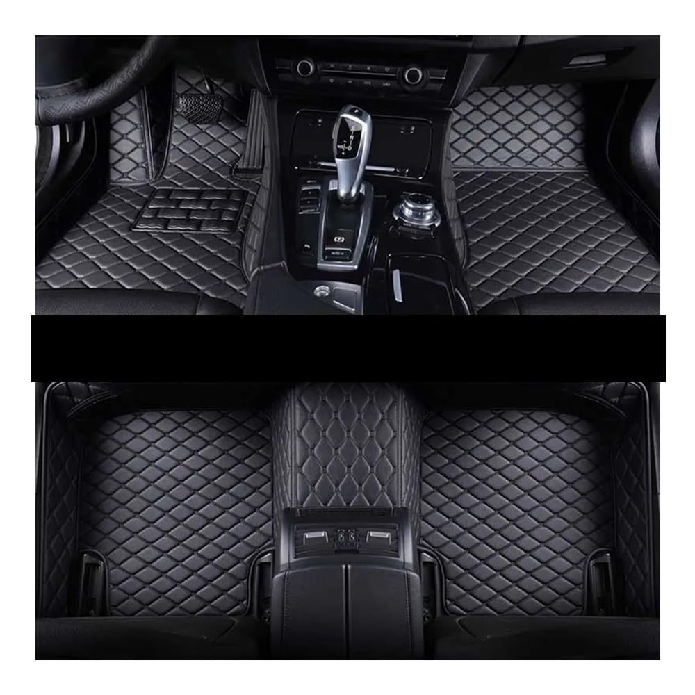 Allwetter fußmatten Auto Für Acura Für RDX 2019 2020 2021 2022 2023 Custom Auto Fußmatten Teppiche Fuß Coche Zubehör Auto Matten Set Automatten-Set(All Black) von JQIWN