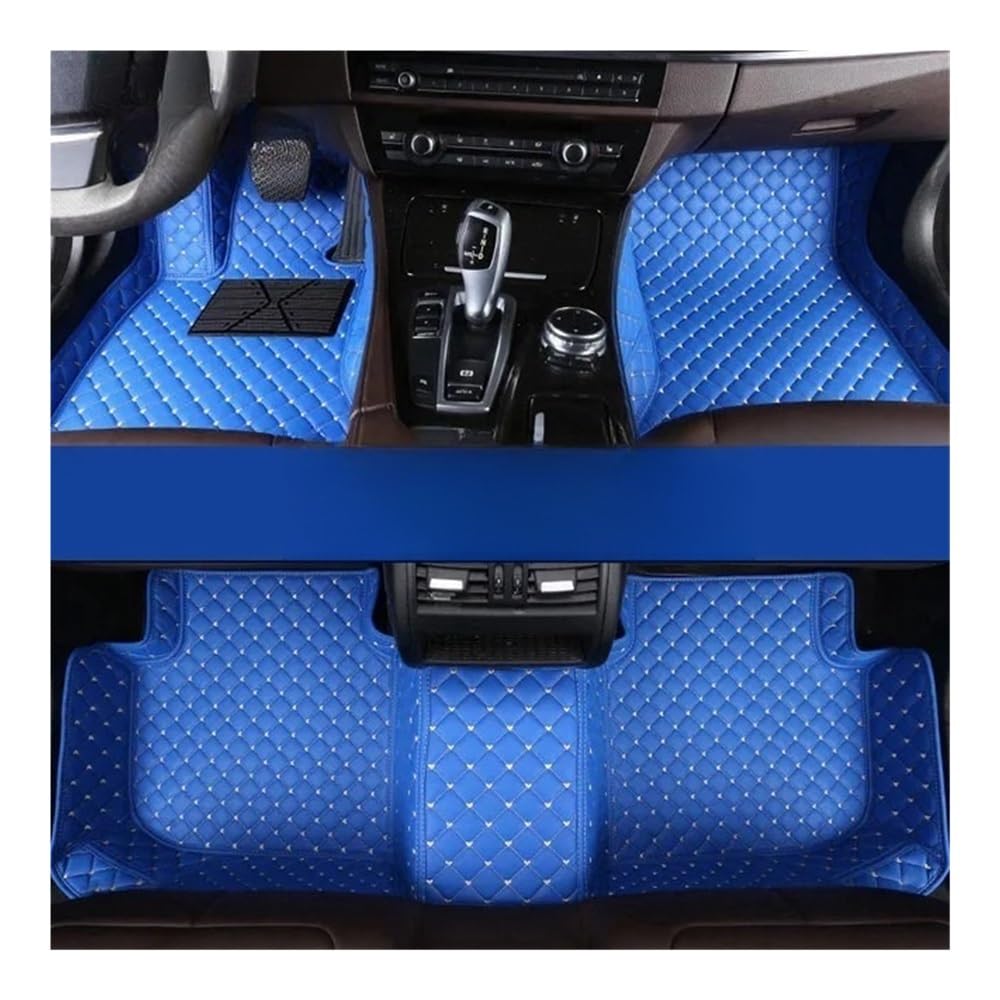 Allwetter fußmatten Auto Für Für QX50 2013-2017 Benutzerdefinierte Auto-Fußmatten Auto-Teppiche Fuß Coche Auto-Boden-Vorder- Und Hinterer Liner-Teppich Automatten-Set(Blue) von JQIWN