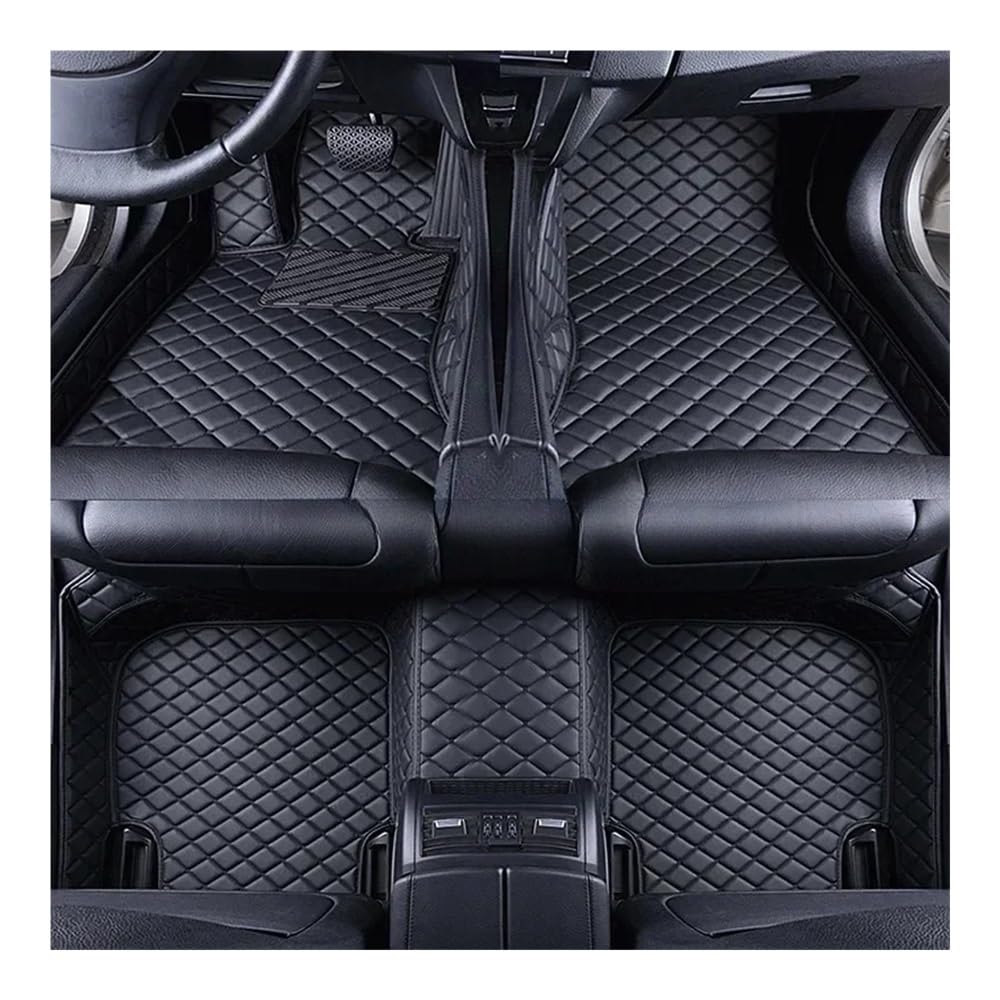 Allwetter fußmatten Auto Für Peugeot Für 4008 2012 2013 2014 2015 2016 Auto-Fußmatten Innenausstattung Allwetter-Automatten Auto-Fußmatten-Set Automatten-Set(All Black) von JQIWN