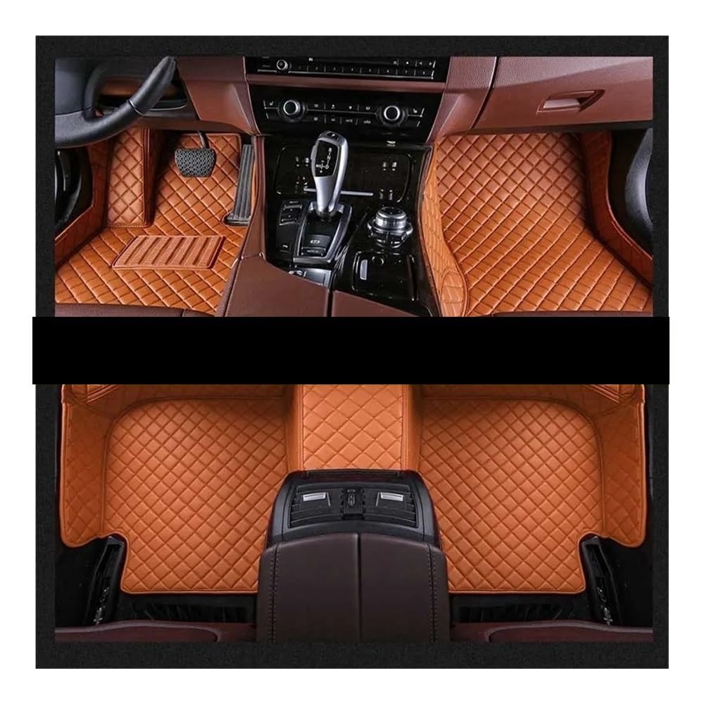 Allwetter fußmatten Auto Für RAV4 2013 2014 2015 2016 2017 2018 2019 Custom Car Fußmatten Auto Teppiche Fuß Coche Zubehör Auto Matten Set Automatten-Set von JQIWN