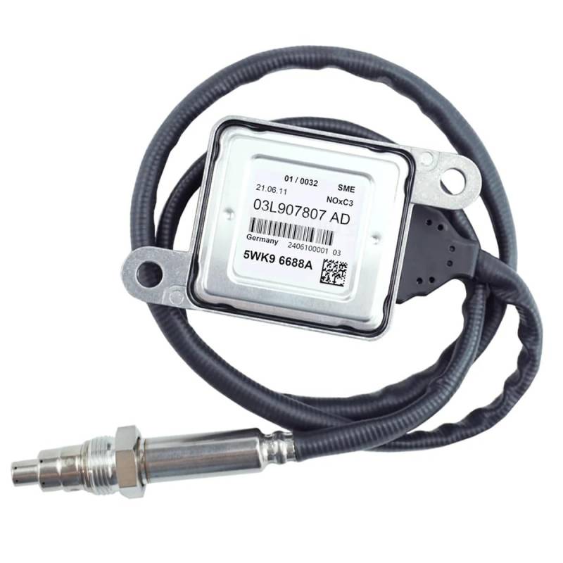 JQIWN Nox-Sensor Stickoxidsensor 03L907807AD Nox Sensor Nox Stickstoff Oxid Sensor Für A4 Für A5 Für S4 Für S5 Für Passat Stickstoff Sauerstoff Sensor NOx-Sensor von JQIWN