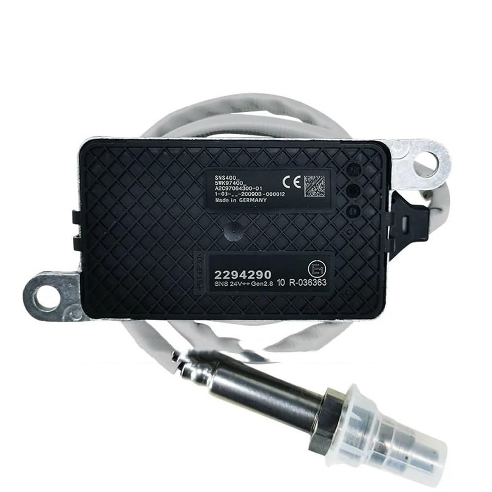 JQIWN Nox-Sensor Stickoxidsensor 2294290 2064768 2247380 2296800 5WK97400 Stickstoff Sauerstoff Sensor 24V Nox Sensor Für Motor Für LKW Zubehör NOx-Sensor(5WK97400) von JQIWN