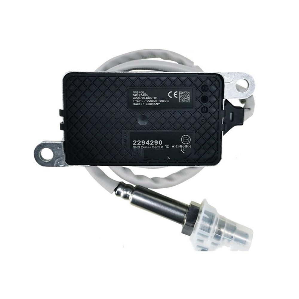 JQIWN Nox-Sensor Stickoxidsensor 2294290 5WK97400 2064768 2247380 2296800 24V Stickstoff Sauerstoff NOx Sensor 24V Für Scania Für Euro 6 Für Motor Für LKW 24V NOx-Sensor von JQIWN