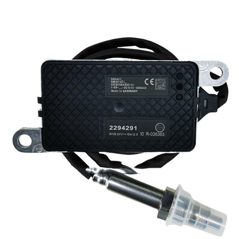 JQIWN Nox-Sensor Stickoxidsensor 2294291 2064769 2247381 2296801 5WK97401 Stickstoff Sauerstoff NOx Sensor 24V Für Scania Für Motor Ersatzteile NOx-Sensor(5WK97401) von JQIWN