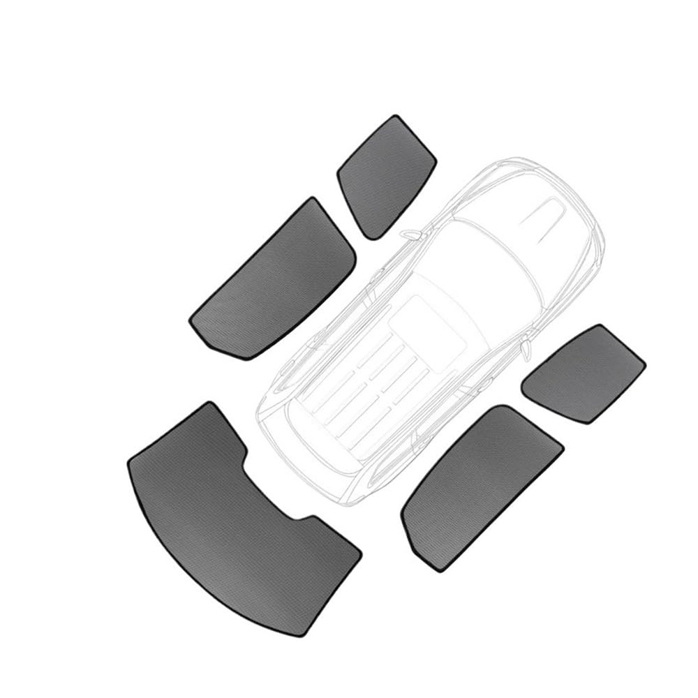 JQIWN Sonnenschirm Vorhänge Für Highlander XU40 2008-2013 Auto Sonnenschutz Frontscheibe Mesh Vorhang Hinten Seite Fenster Visier Schatten von JQIWN