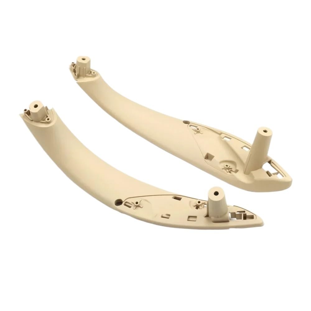 JQIWN Türgriff innen Auto Für 3er-Serie Für F30 Für F80 Für F31 Für F32 13–18 Innentürgriff Innenverkleidung Mit Abdeckung Autozubehör(Beige 2pcs Set) von JQIWN