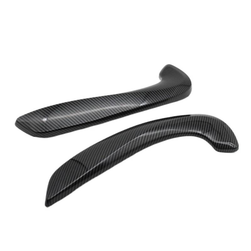 JQIWN Türgriff innen Auto Für Megane 3 Für MK3 Für Fluence 2008-2016 809540001R 809600007R Auto Vorne Links Rechts Innen Türgriff Abdeckung Griff(Carbon 2PCS) von JQIWN