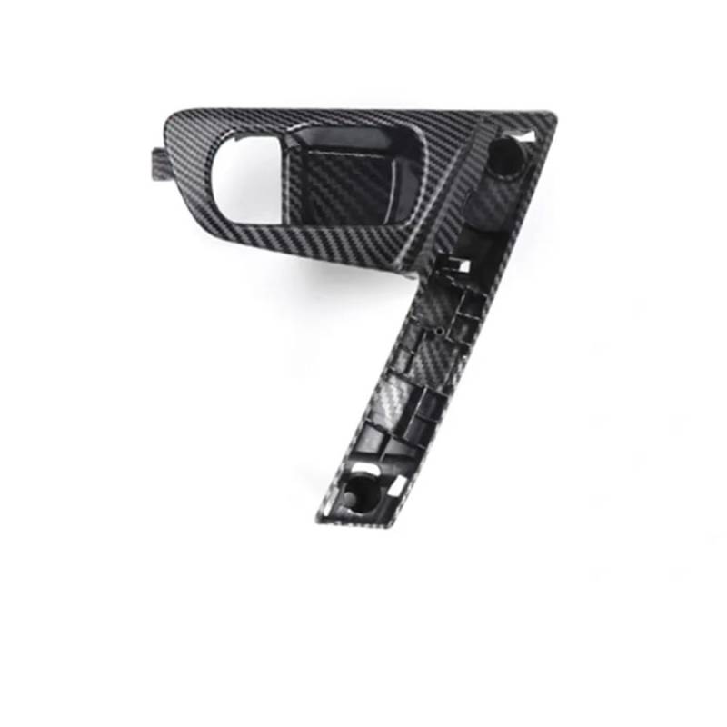 JQIWN Türgriff innen Auto Für Qashqai J10 2008-2015 Auto-Innengriff Innentürverkleidung Pull Trim Abdeckung Schwarz Silber Carbon Fiber Links Rechts(Carbon Base L) von JQIWN