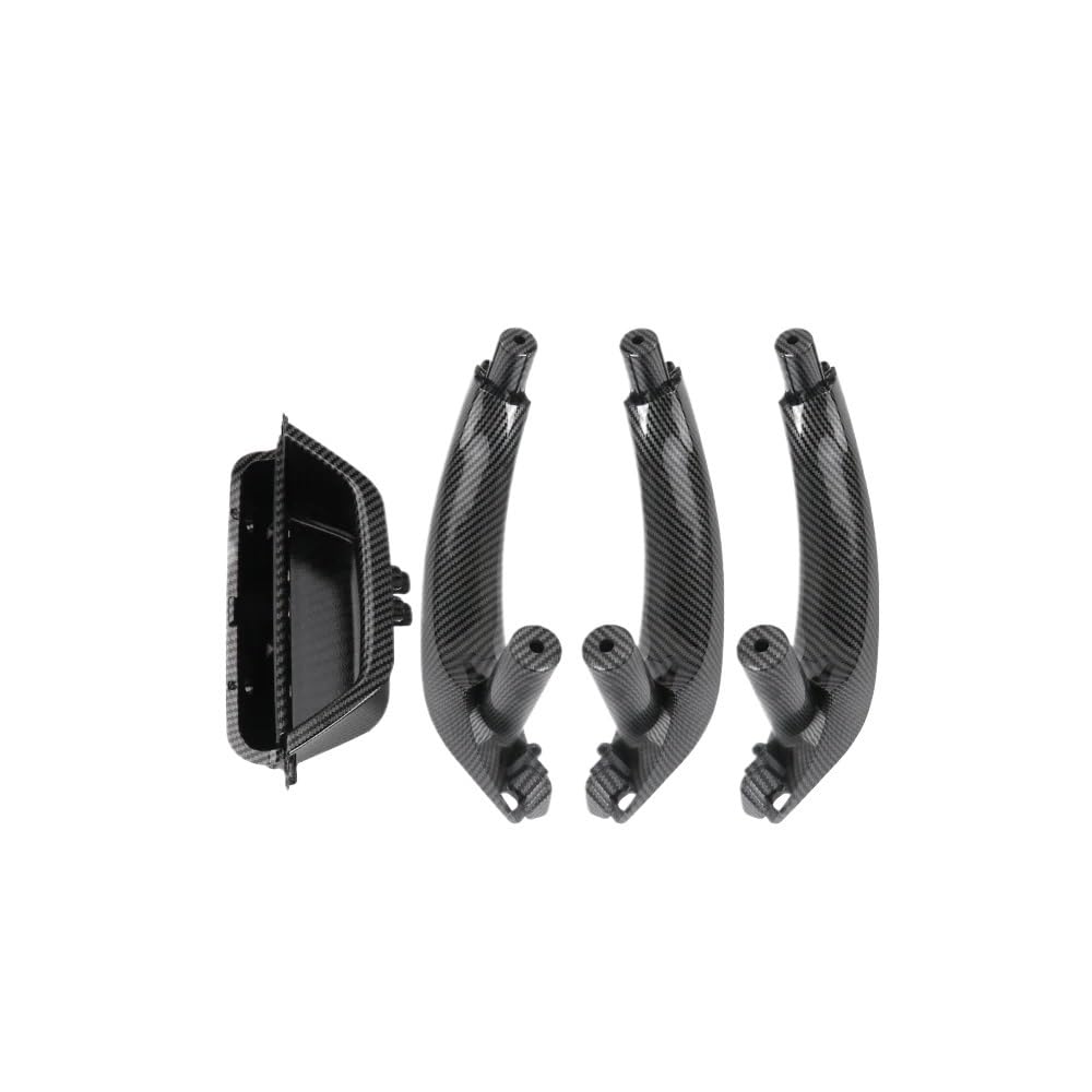 JQIWN Türgriff innen Auto Für X3 Für X4 Für F25 Für F26 Armlehne Auto-Innentürgriff Innenverkleidung Zugverkleidung Abdeckung Griff Armlehne Ersatz(LHD Carbon Fiber) von JQIWN