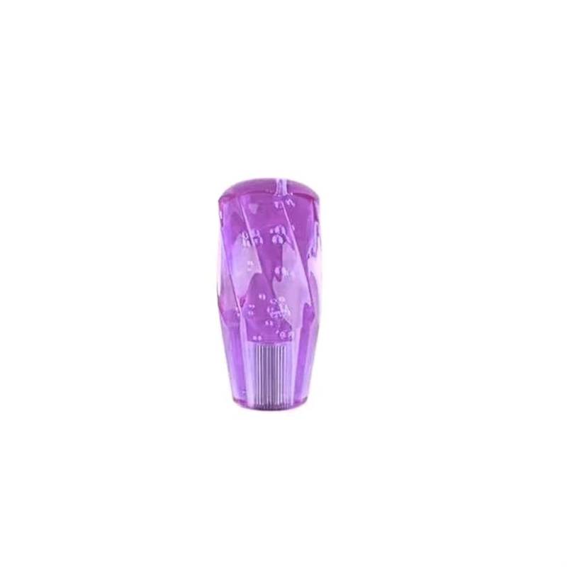 10/15 cm Auto Schaltknauf Kristall Verlängerung Adapter Automatische Getriebe Shifter Griff Transparent Kristall Mit M10 M8 2 Adapter(Purple,10cm) von JRCQSG