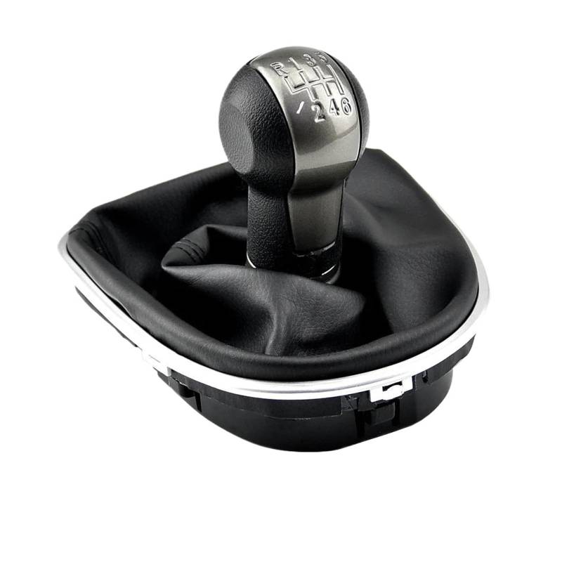 5/6 Gang Schaltknauf Kopf Gamasche Boot Abdeckung Rahmen Für Seat Altea 2004-2012 Für Leon II 2005-2012 Für Toledo III 2004-2009 Autoteile(6 Speed) von JRCQSG