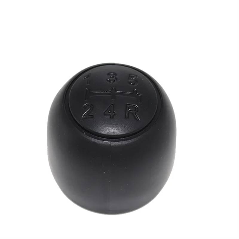 5 Gang Schaltknauf Kopf Shifter Hand Ball Für FIAT 500 500c 2007-2013 Für Panda 2003-2012(Black) von JRCQSG