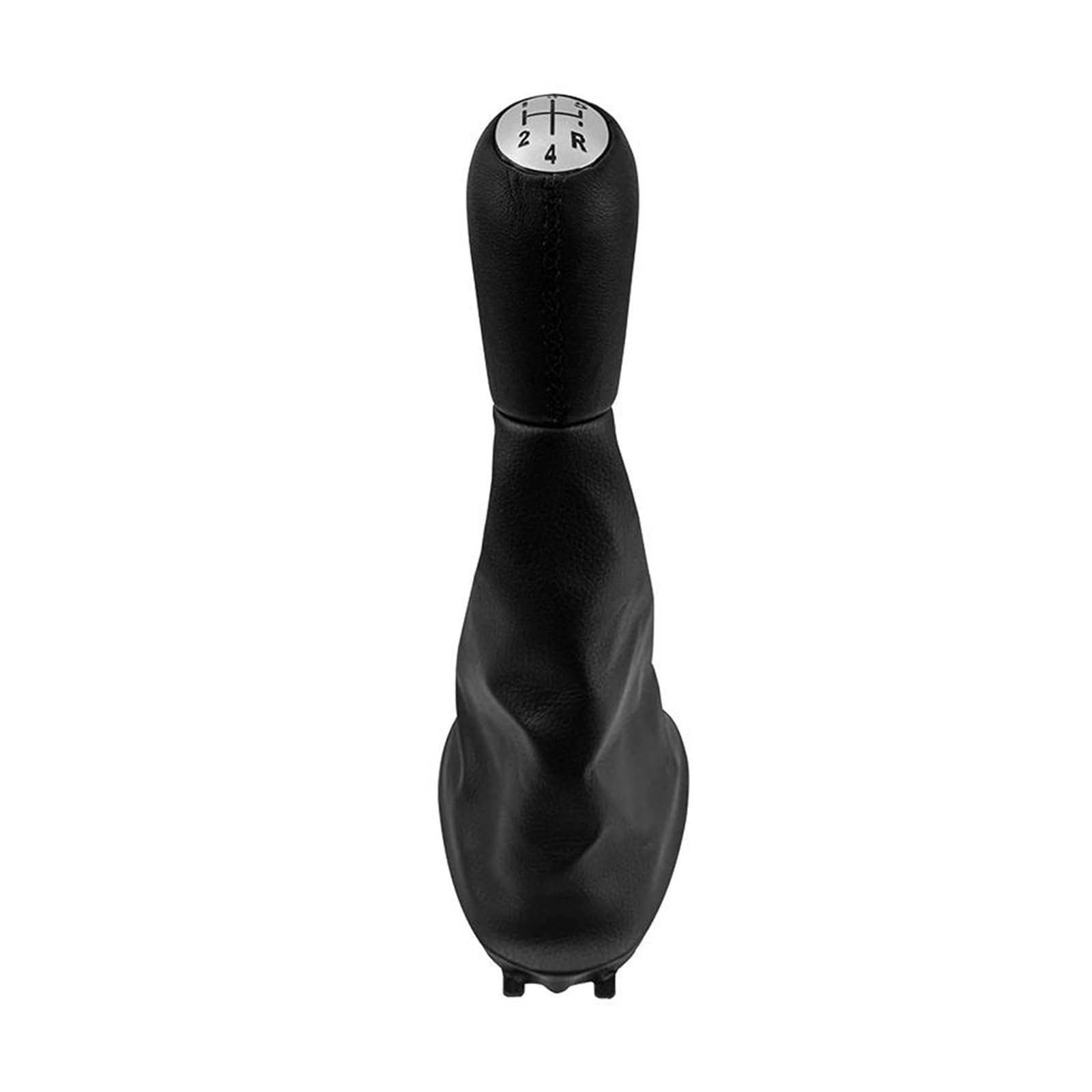 Autoteile Für Renault Clio 2 II Für Megane II Für Kangoo Leder Schaltknauf Hebel Shifter Gamasche Boot Abdeckung(Black,Glossy) von JRCQSG