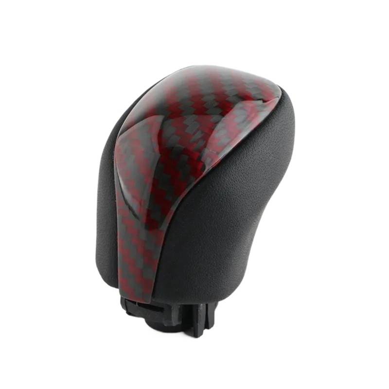 Carbon Fiber Schaltknauf Für Toyota Reiz Für Mark X 2010-2017 Getriebe Ball Kopf(Rood) von JRCQSG