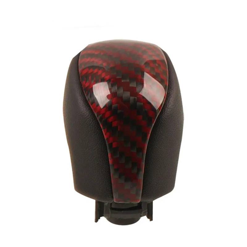 Carbon Fiber Schaltknauf Für Toyota Reiz Für Mark X 2010-2017 Getriebe Ball Kopf(Rood) von JRCQSG