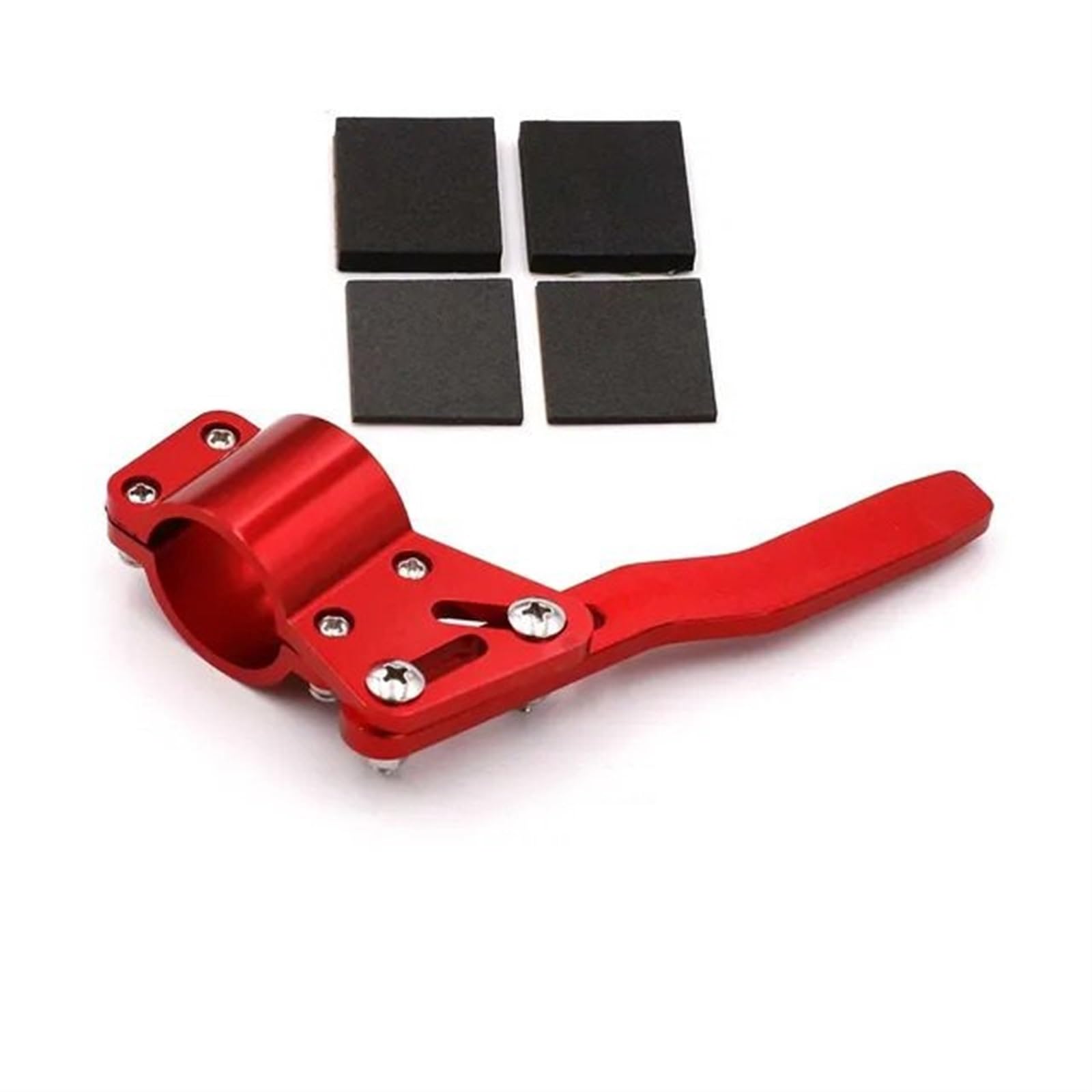 Universal Aluminium Auto Blinker Hebel Extender Lenkrad Blinker Stange Position Up Kit(Rood) von JRCQSG