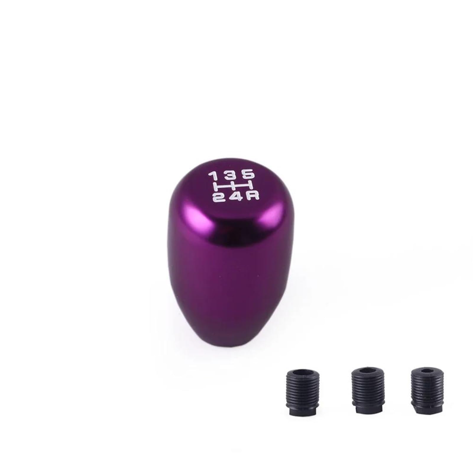 Universal Aluminium Legierung Racing 5 Geschwindigkeit Auto Auto Schaltknauf Für Manuelle Übertragung Automatische Shifter Hebel Griff(Purple) von JRCQSG