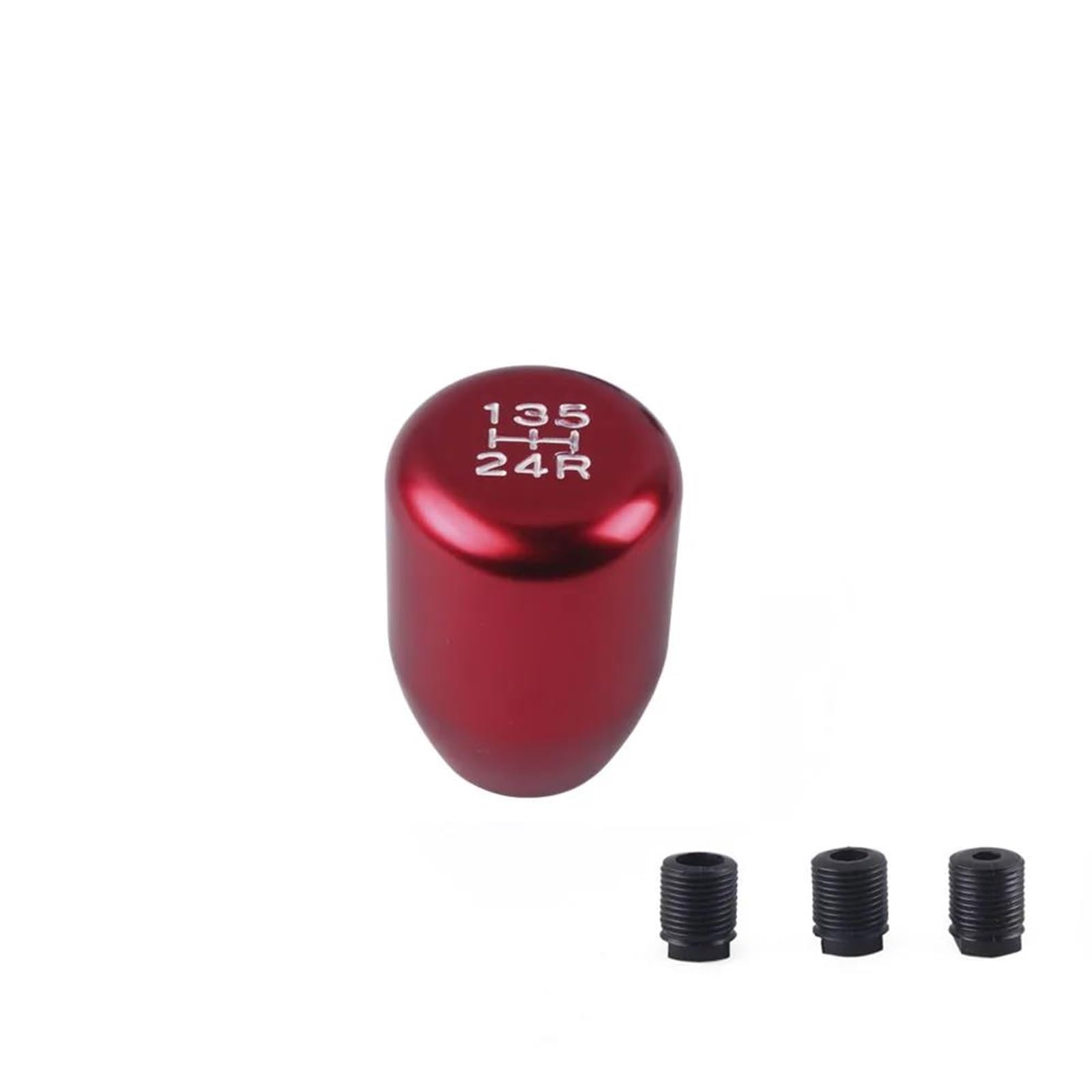 Universal Aluminium Legierung Racing 5 Geschwindigkeit Auto Auto Schaltknauf Für Manuelle Übertragung Automatische Shifter Hebel Griff(Rood) von JRCQSG