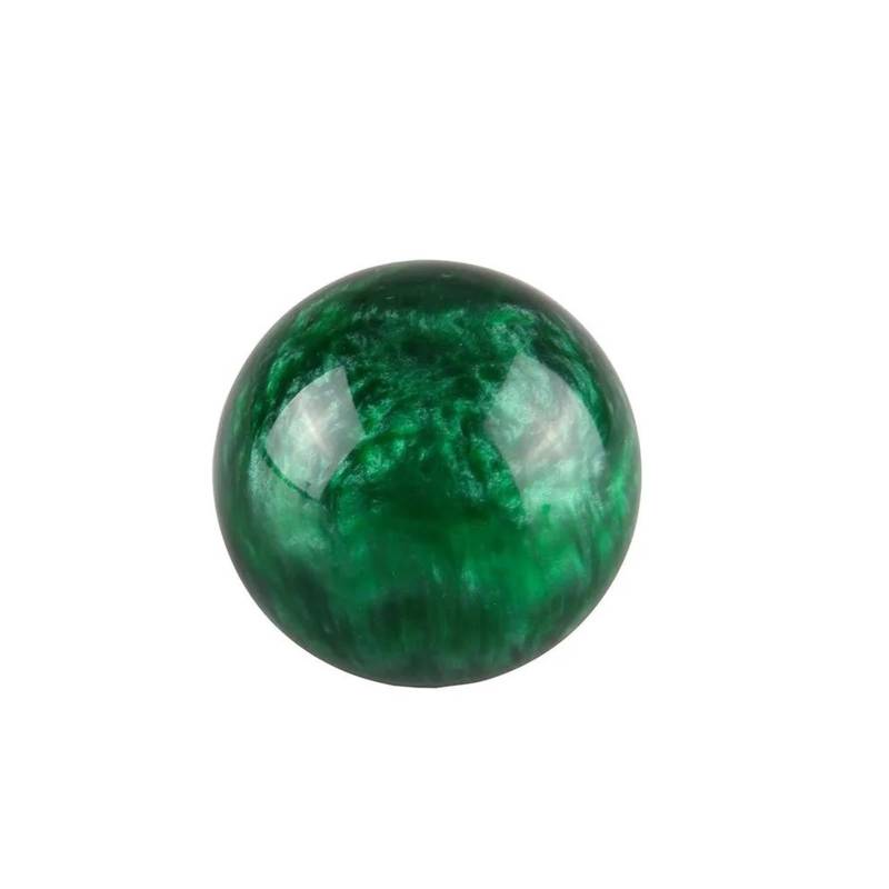 Universal Racing Marmor Runde Ball MT Manuelle Schaltknauf Für Kia Für Opel Für Golf(Dark Green) von JRCQSG