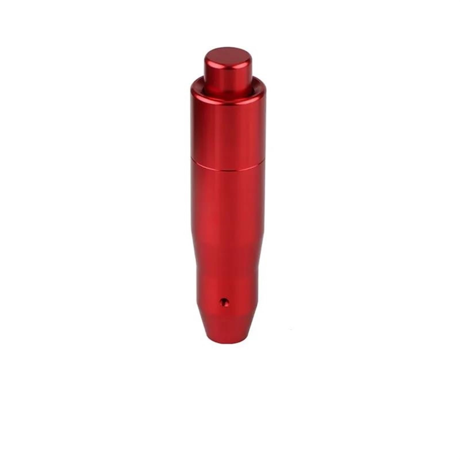 Universeller 14,5 cm Aluminium-Schaltknauf Für Auto-Auto-Schalthebel Mit Heruntergedrückter Entriegelungstaste Und 3 Adaptern(Rood) von JRCQSG