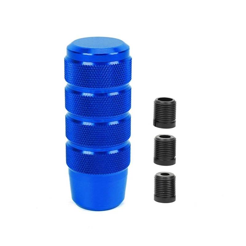 Universeller Rutschfester Schaltknauf Aus Aluminium 94 Mm Für Manuelles Getriebe Gerändelter Schaltknauf Schalthebelkopf(Blue) von JRCQSG