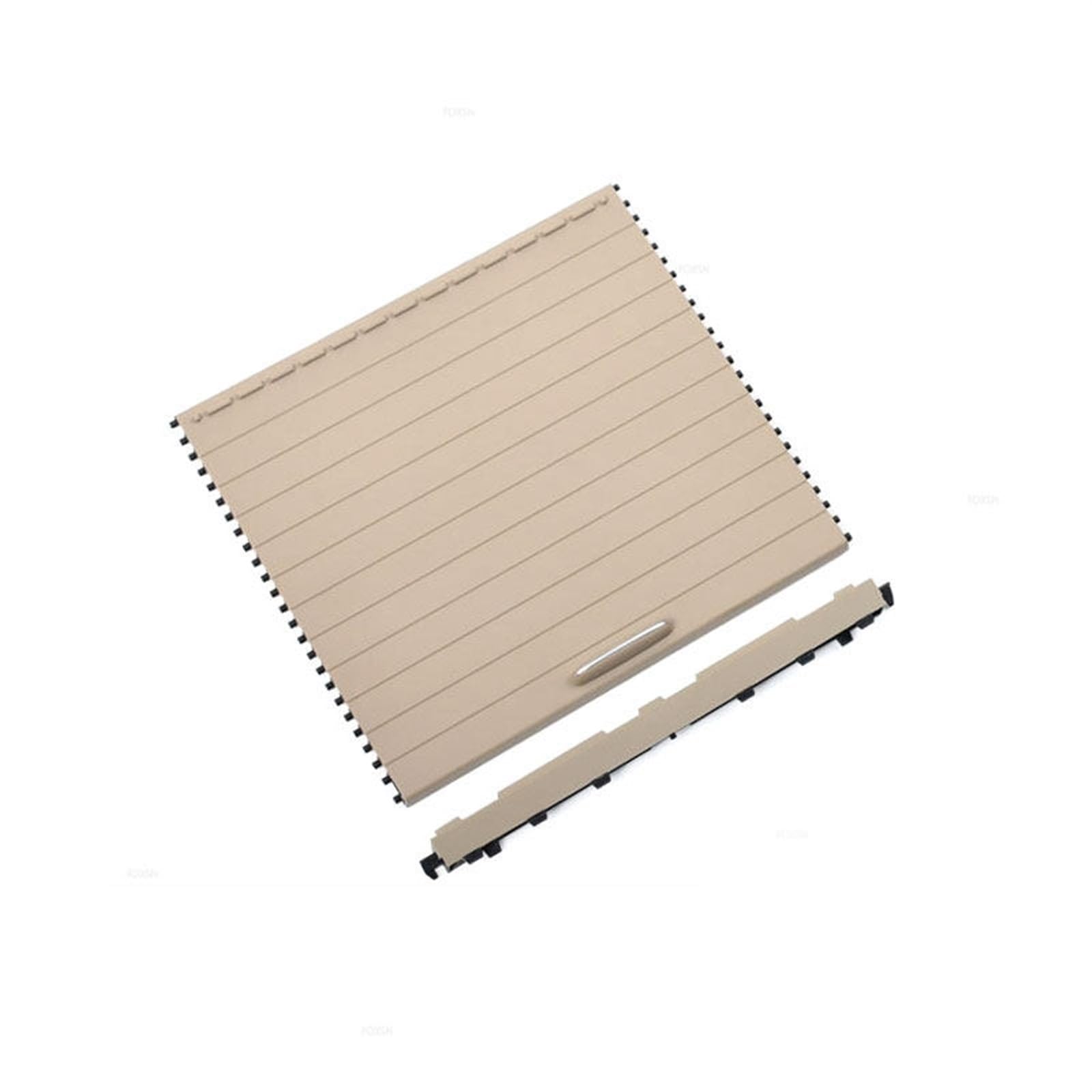 Auto Zubehör Innenraum Für Benz ML GL Für GLE Für GLS W166 W292 2012-2019 Auto Innen Zentralen Konsole Tasse Halter Shutter rutsche Rollo Abdeckung Auto Zubehör Trim(Beige) von JRIFNIL