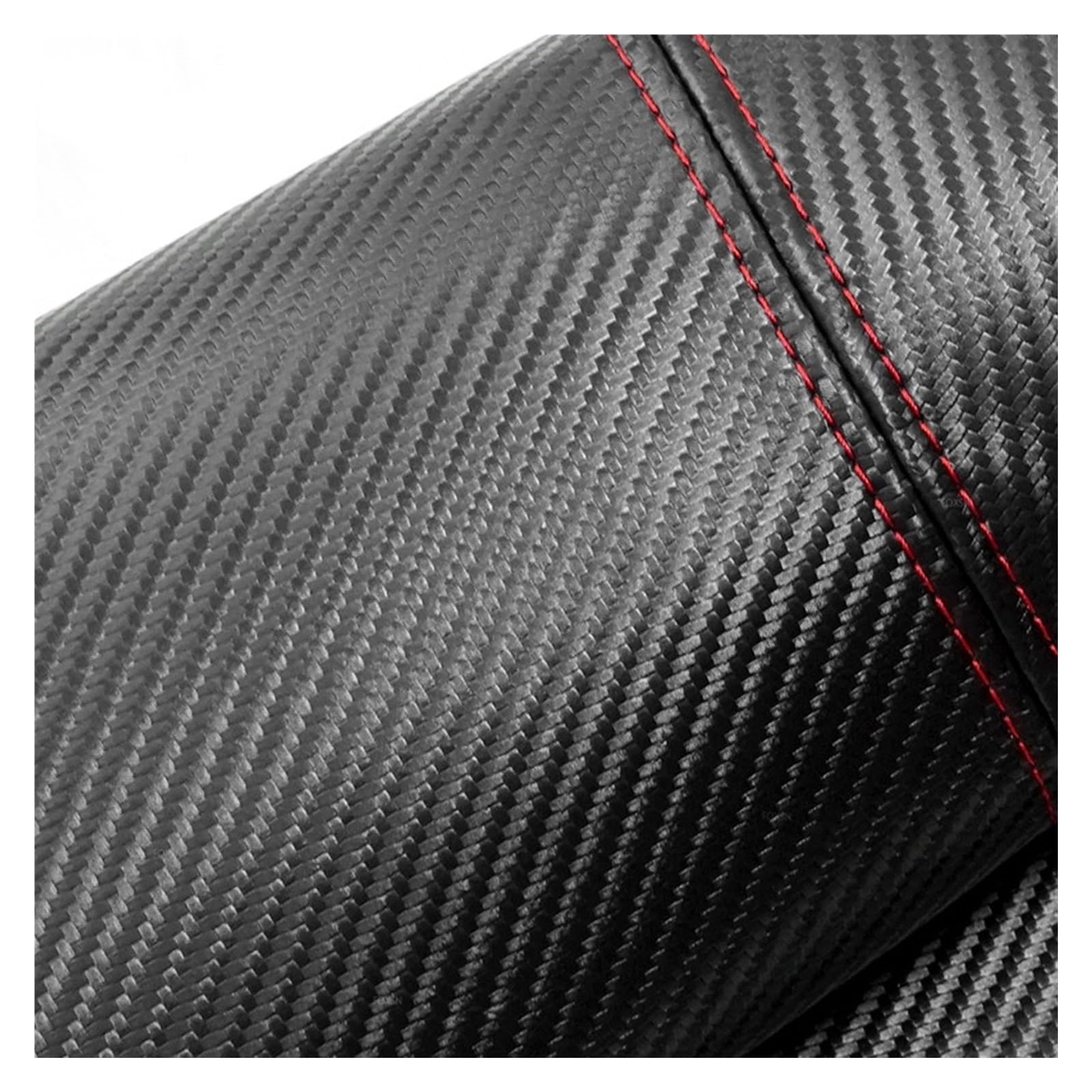 Auto Zubehör Innenraum Für VW Für Jetta MK5 Für Golf 5 2005 2006 2007 2008 2009 2010 Auto Mikrofaser Leder Türgriff Armlehne Panel Abdeckung Auto Zubehör Trim(Carbon-red,LHD) von JRIFNIL