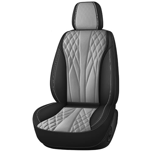 JROONR Autositzbezüge Universal passend für Mitsubishi Outlander/Pajero/Pinin/Sigma/Space Star/Grandis/Haunter Wasserdicht Nappa PU Leder Sitzkissen von JROONR