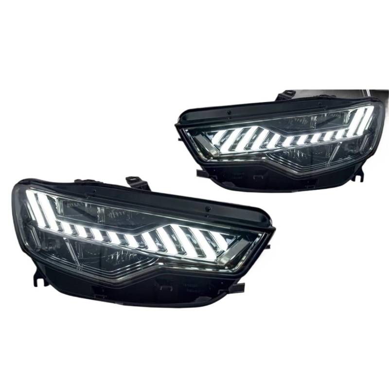 JRWDSBV Autoscheinwerfer-Set Für A6 Für A7 Scheinwerfer 2012-2015 DRL Dynamische Singal Hohe Abblendlicht Auto Kopf Lampe Autoscheinwerfer von JRWDSBV