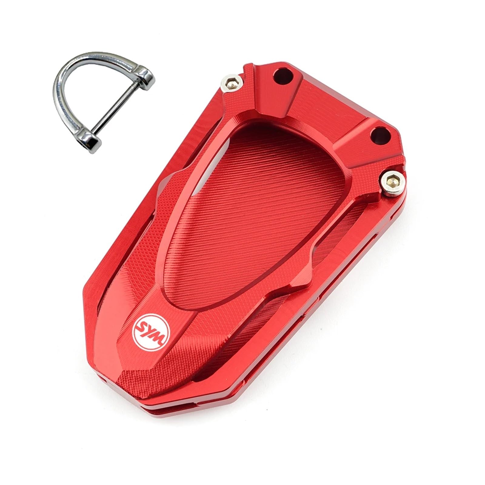 Schlüsselschutzhülle Für SYM Jetx Jet X 125 150 X125 X150 CNC Moto Schlüsselhülle Hülle Shell Cap & Schlüsselanhänger Schlüsselanhänger Schlüsselanhänger Motorradzubehör(Key Cover Red) von JRink