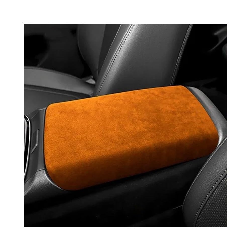 Auto-Mittelkonsolenarmlehne Auto Armlehne Lagerung Box Panel Pad Abdeckung Center Konsole Box Deckel Innen Trim Für Hyundai Für Tucson 2019 2021 2022 2023 Ablagefach Mittelkonsole(20-IN Orange) von JSFRBMA