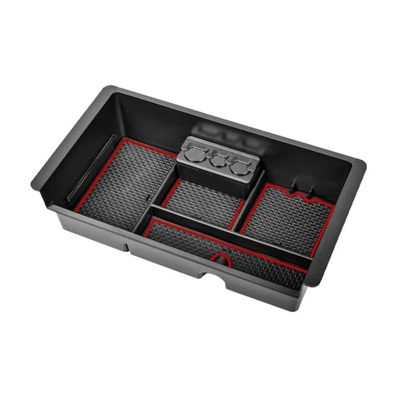 Auto-Mittelkonsolenarmlehne Für GMC Für Sierra 1500 Und Für Silverado 1500 2014 2015 2016 2017 2018 Center Konsole Organizer Armlehne Lagerung Box Ablagefach Mittelkonsole(B) von JSFRBMA