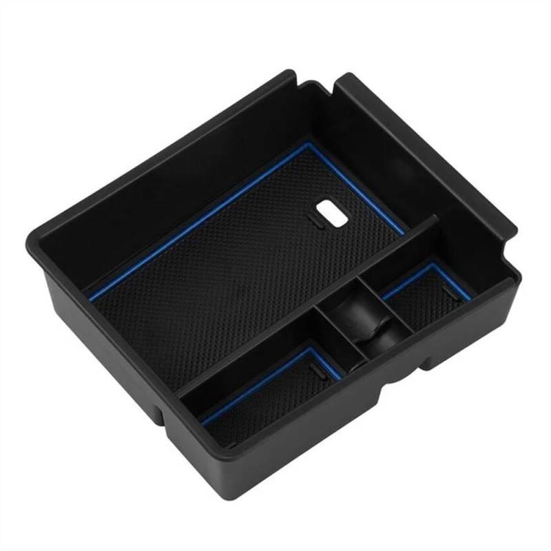 Auto-Mittelkonsolenarmlehne Für Hyundai Für Tucson NX4 2022 2021 Auto Central Console Armlehne Ablage Box Mit Blau Rimed Pads ABS Ablagefach Mittelkonsole von JSFRBMA