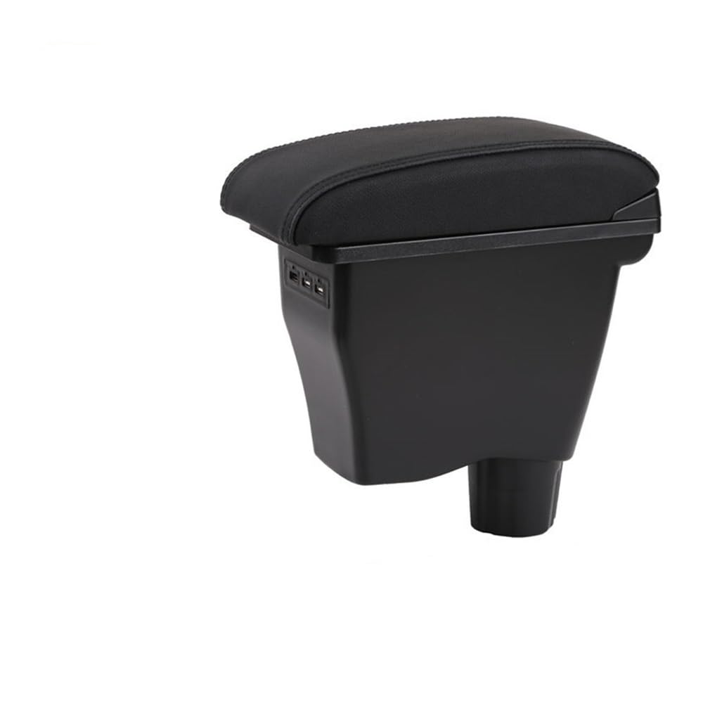 Auto-Mittelkonsolenarmlehne Für Smart 450 451453 454 Für Fortwo Für Forfour Armlehnenbox Doppellagige Universal Car Armrest Box Ablagefach Mittelkonsole(A) von JSFRBMA