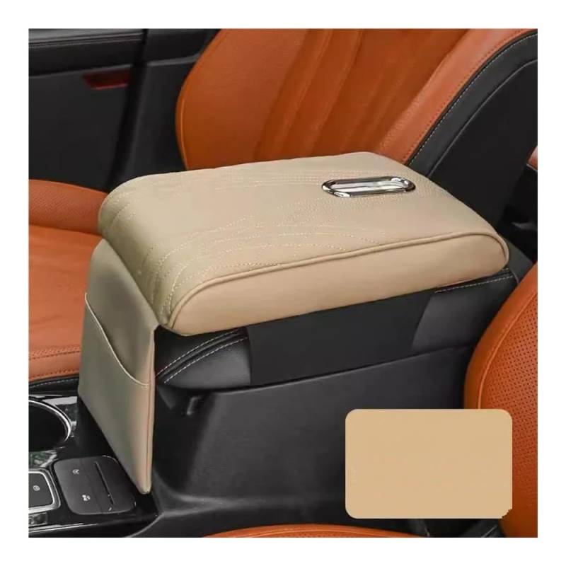 Auto-Mittelkonsolenarmlehne Memory Foam Auto Armlehne Pad Auto Ellenbogen Rest Kissen Universal Konsole Armlehne Pad Mit Lagerung Tasche Verlängerung Pad Ablagefach Mittelkonsole(1 UK) von JSFRBMA